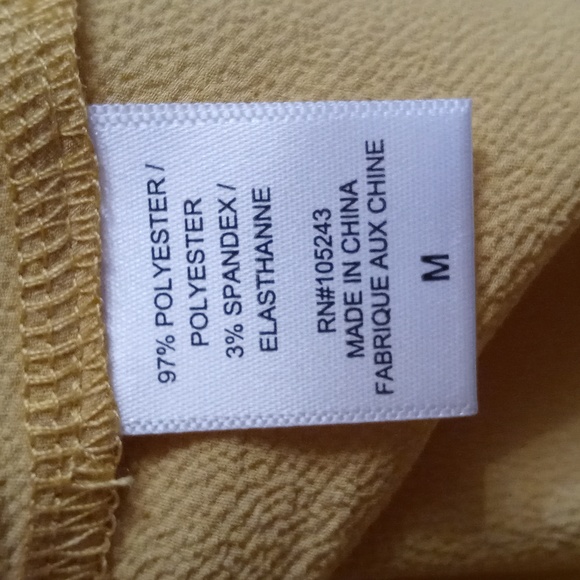 Oversized Women's Yellow High/Low Blouse - Picture 8 of 10